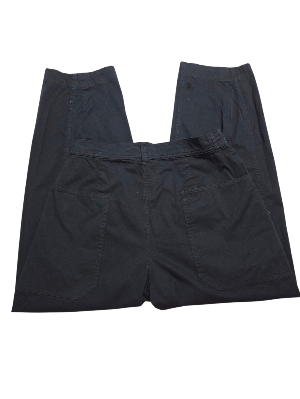 Everlane Barrel Pants Black Organic Cotton Size 8 - Picture 7 of 10